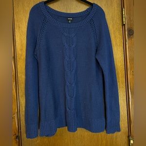 Blue Knit Sweater